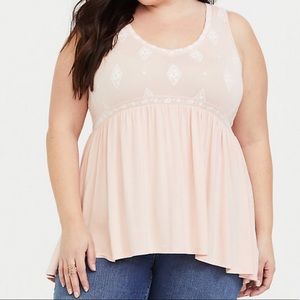 Pink Babydoll Top